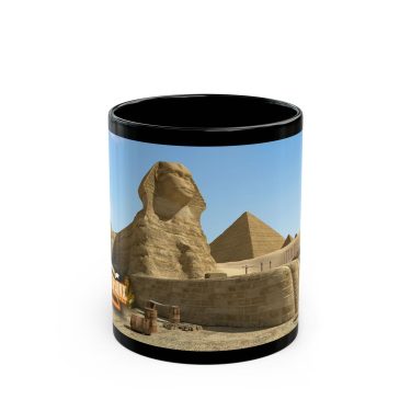 "Sunbathed Giza Sphinx" Mug